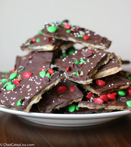 Chocolate Saltine Toffee aka Christmas Crack  | ChezCateyLou.com