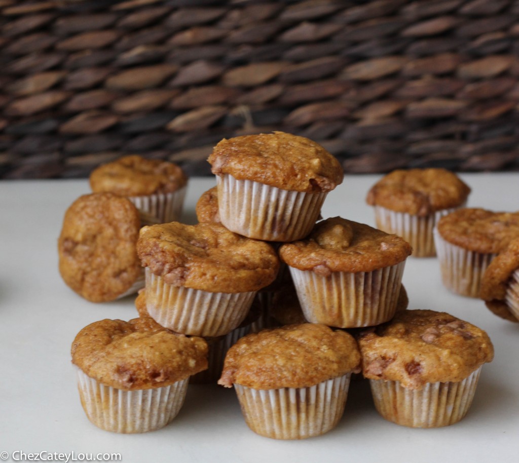 Mini Pumpkin Cinnamon Chip Muffins