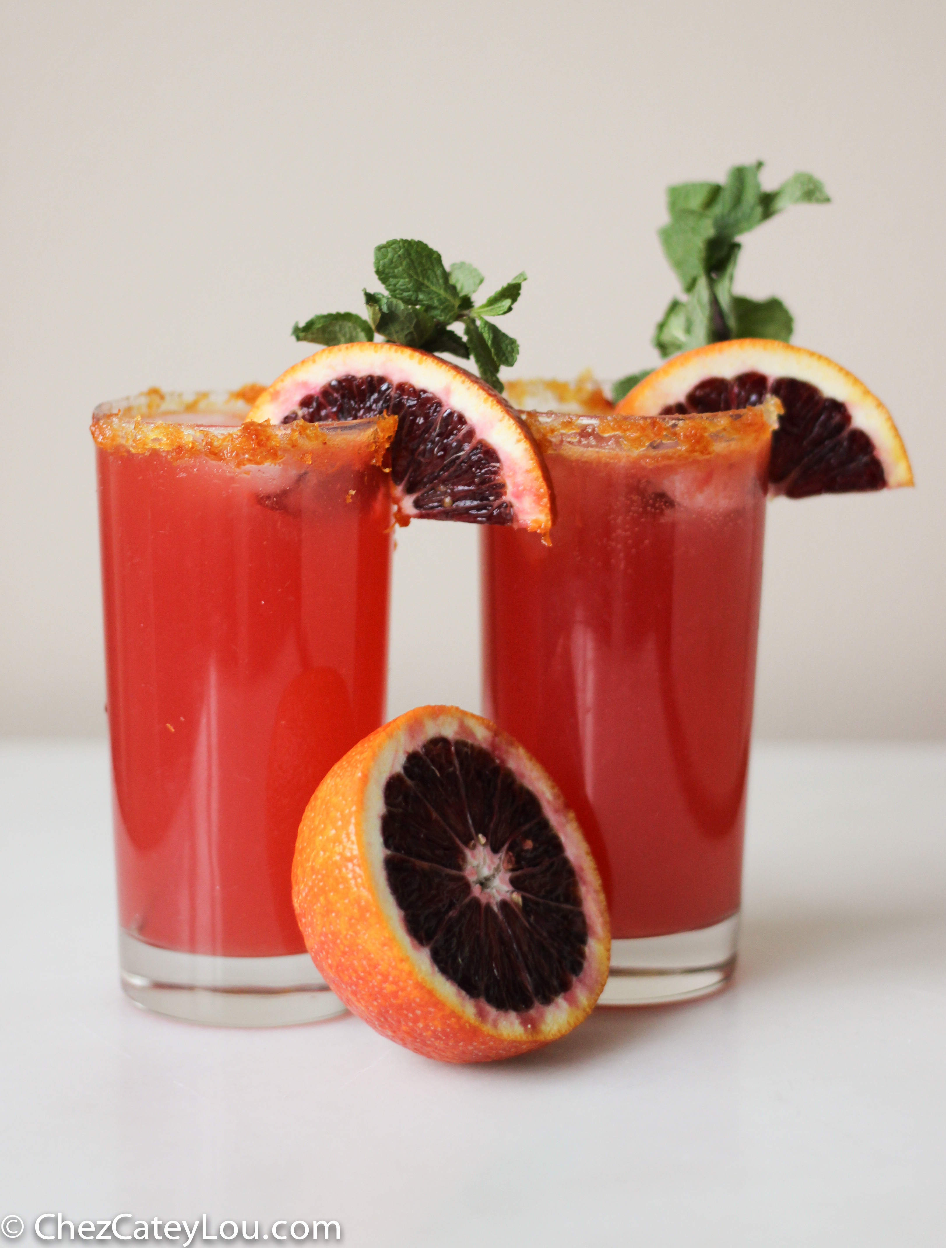 Blood Orange Gin Fizz