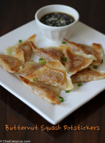 Butternut Squash Potstickers | chezcateylou.com