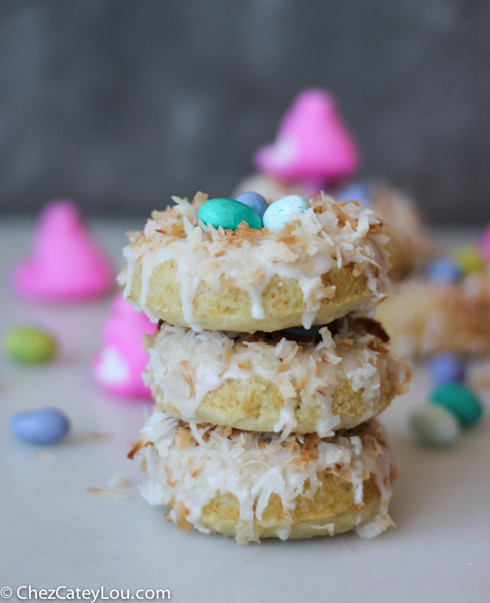 Easter Brunch Coconut Donuts | chezcateylou.com