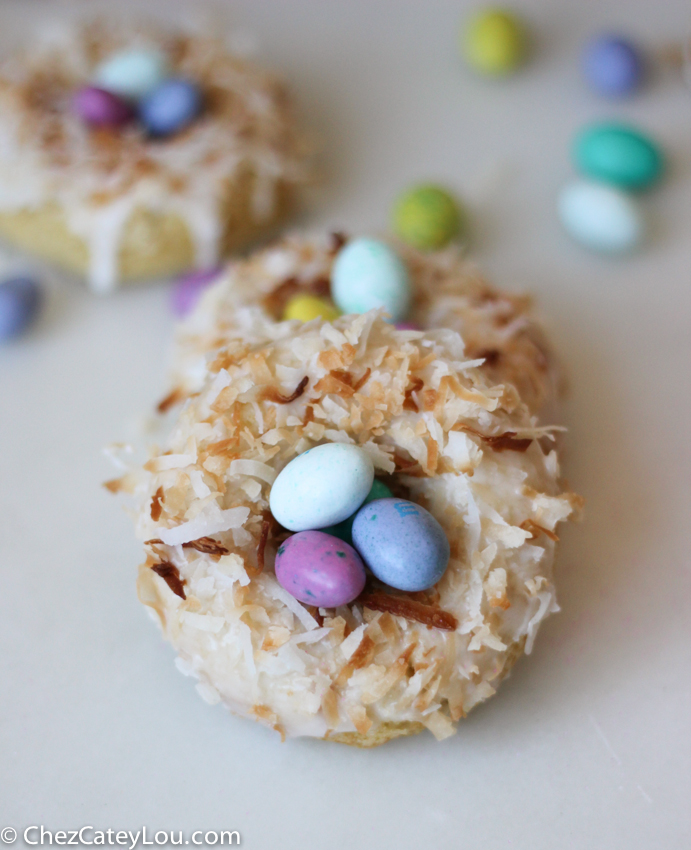 Easter Brunch Coconut Donuts | chezcateylou.com