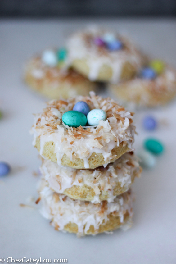 Easter Brunch Coconut Donuts | chezcateylou.com