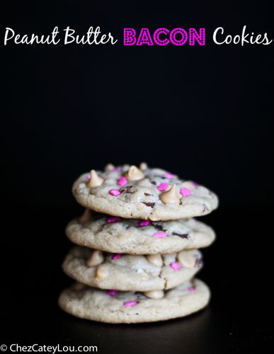 Peanut Butter Bacon Cookies | chezcateylou.com