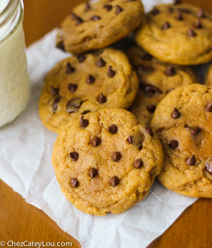 Pumpkin Chocolate Chip Cookies