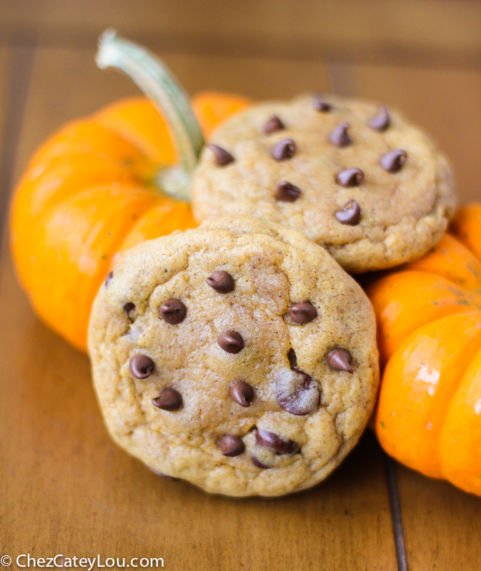 Pumpkin Chocolate Chip Cookies | ChezCateyLou.com