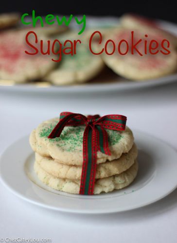 Chewy Sugar Cookies | ChezCateyLou.com
