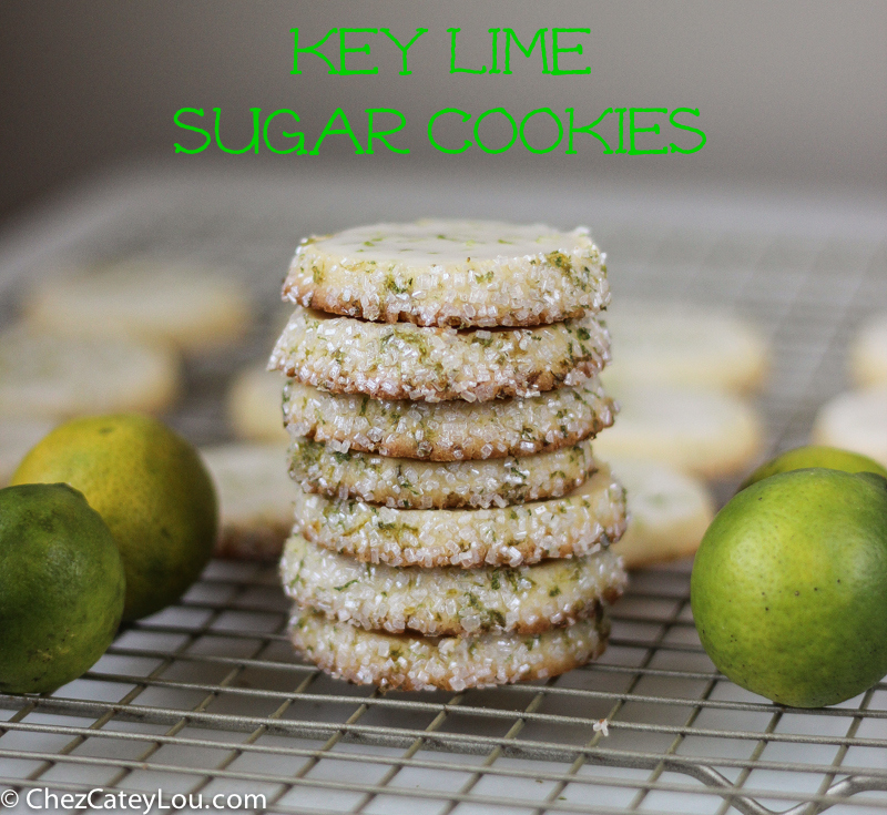 Key Lime Sugar Cookies | ChezCateyLou.com