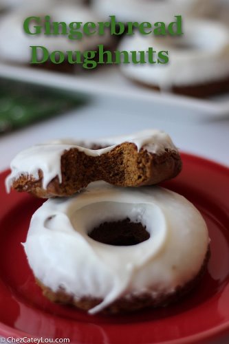 Gingerbread Donuts | ChezCateyLou.com