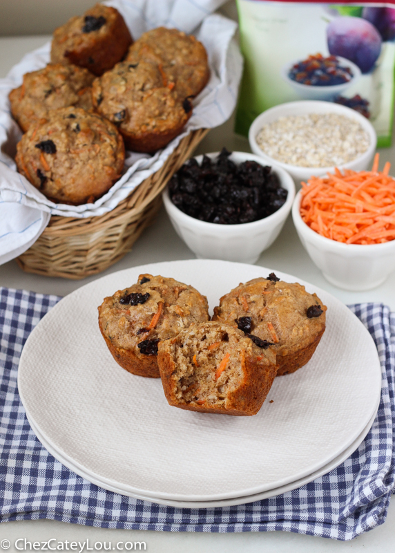 Skinny Carrot Cake Muffins