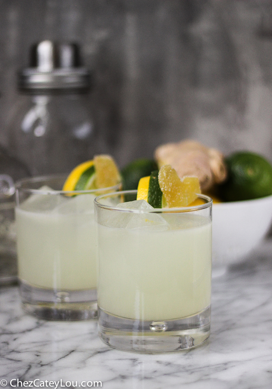 Lemon Lime Ginger Margaritas