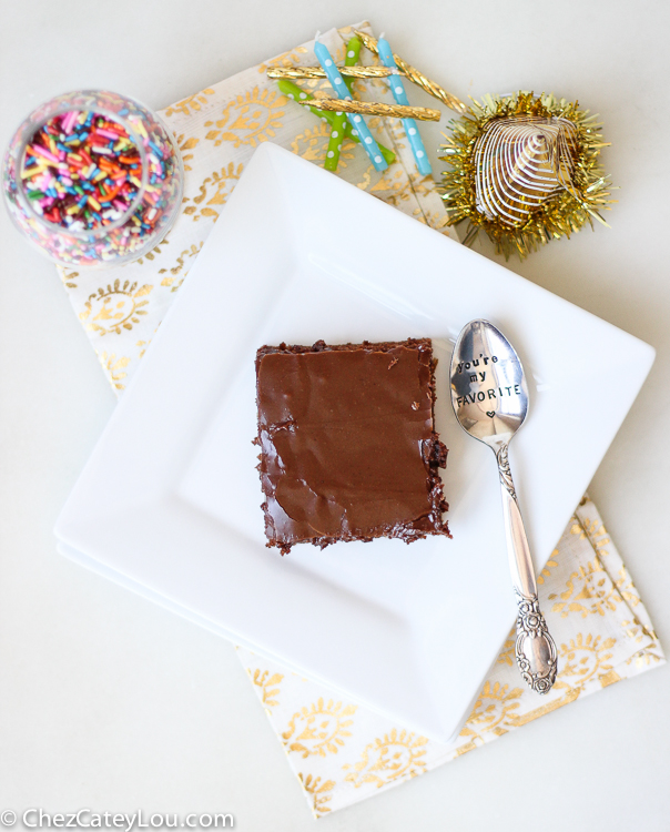 Texas Chocolate Sheet Cake | ChezCateyLou.com