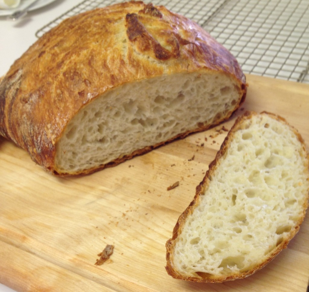 No-Knead Bread - Chez CateyLou