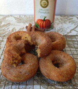 Baked Pumpkin Cake Donuts | chezcateylou.com