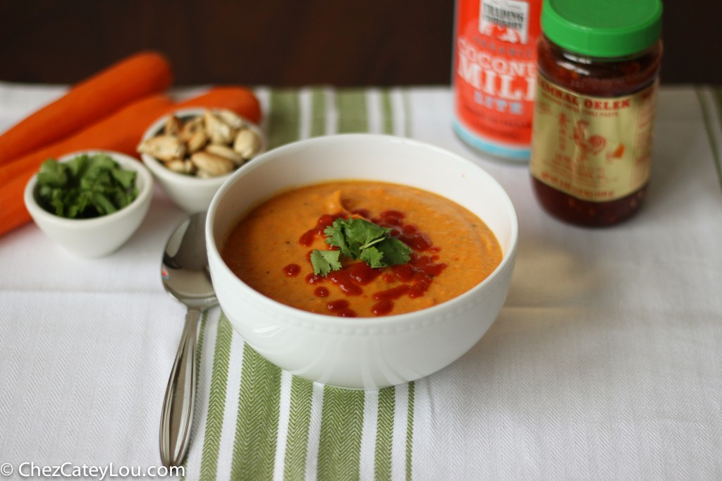 Carrot Coconut Soup | ChezCateyLou.com