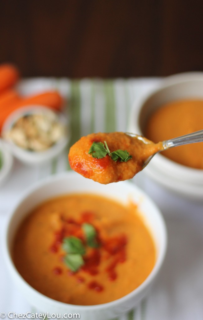 Carrot Coconut Soup | ChezCateyLou.com