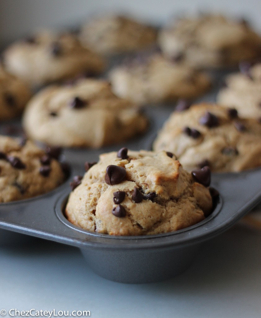 Peanut Butter Cookies – Baked In A Muffin Tin! - Chocolate Covered Katie