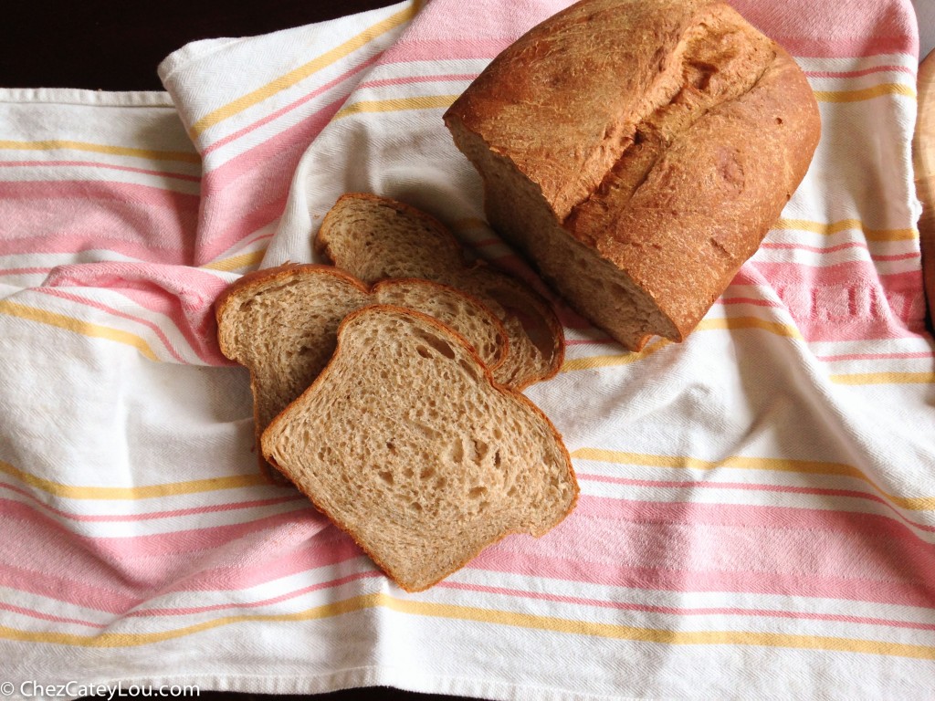 Whole Wheat Bread | chezcateylou.com