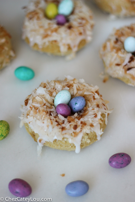 Easter Brunch Coconut Donuts | chezcateylou.com