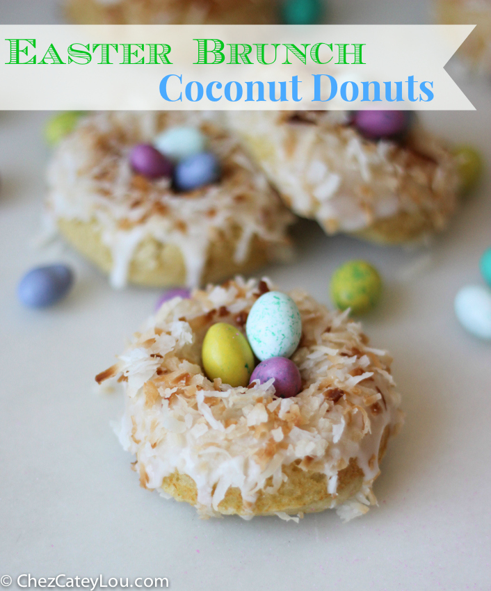 Easter Brunch Coconut Donuts | chezcateylou.com