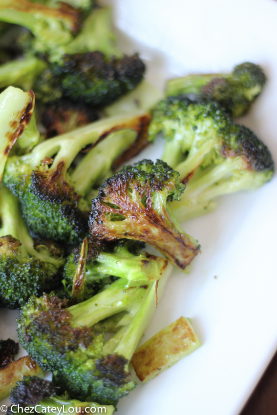 The Best Roasted Broccoli | chezcateylou.com