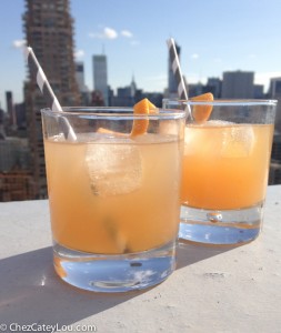 Grapefruit Tequila Cocktail with Chocolate Bitters | chezcateylou.com