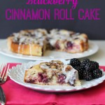 Blackberry Cinnamon Roll Cake | chezcateylou.com