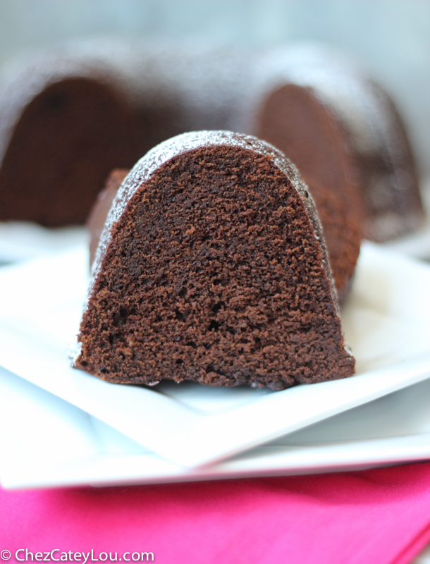 Chocolate Bundt Cake - Chez CateyLou