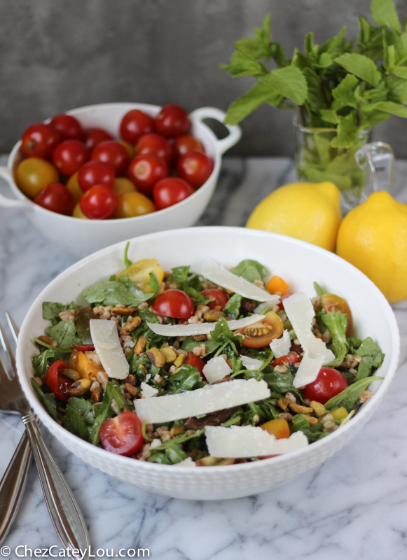 Farro Salad Chez CateyLou