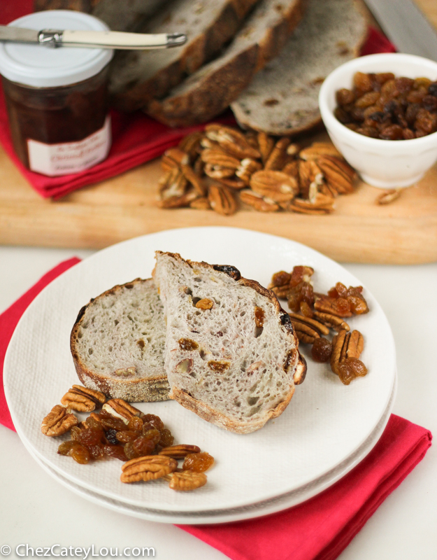 Raisin Pecan Bread - ZoëBakes