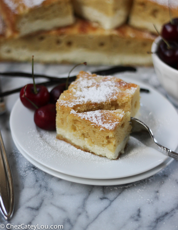 Vanilla Bean Ricotta Cheesecake Cake | chezcateylou.com