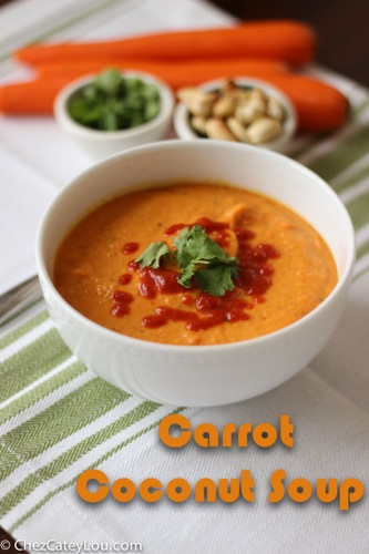 Carrot Coconut Soup | ChezCateyLou.com