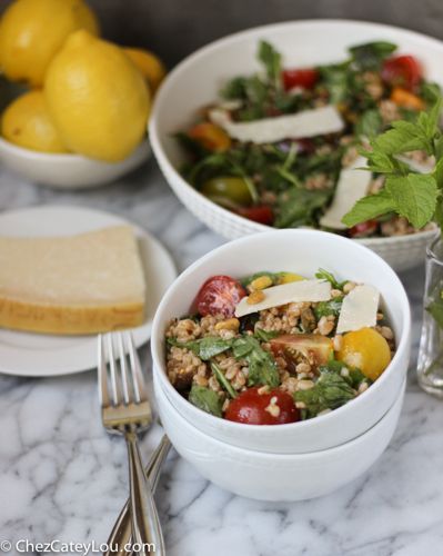 Charlie Bird's Farro Salad | chezcateylou.com