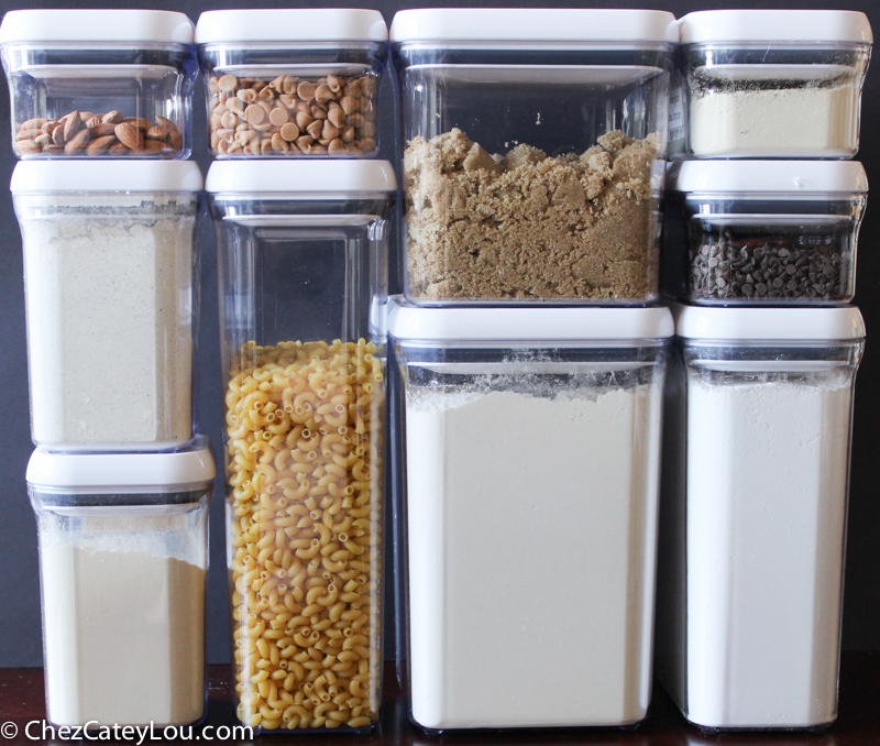 Pantry Organization with OXO POP Containers - One Sweet Mess