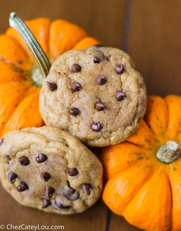 Pumpkin Chocolate Chip Cookies | ChezCateyLou.com