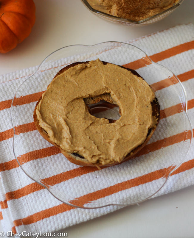 Pumpkin Cream Cheese | ChezCateyLou.com #PumpkinWeek