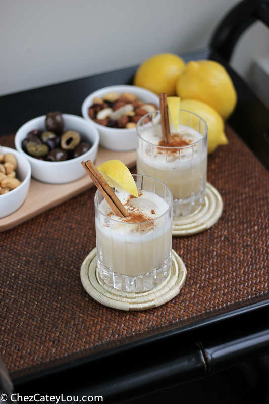 Aero Whiskey Sour Cocktail | ChezCateyLou.com