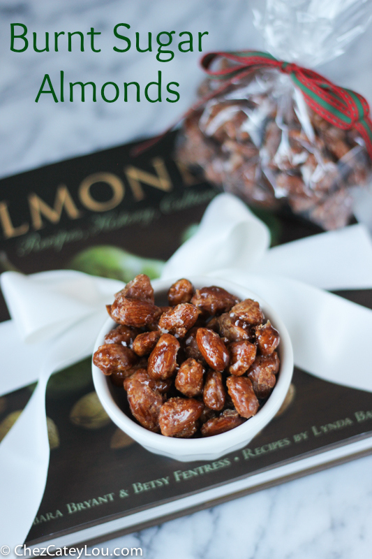 Burnt Sugar Almonds - perfect for a Food Gift this holiday season! | ChezCateyLou.com