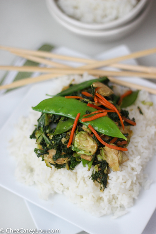 Easy Fried Rice with Asian Vegetables #EatSmartVeggies | ChezCateyLou.com