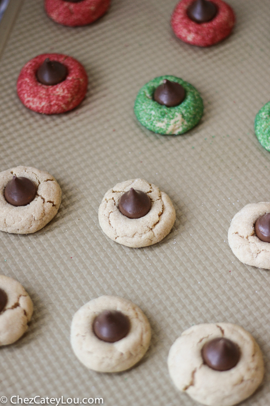 Peanut Butter Blossoms Christmas Cookies | ChezCateyLou.com