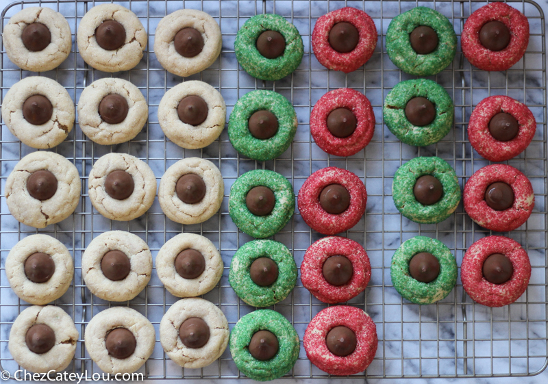 Peanut Butter Blossoms Christmas Cookies | ChezCateyLou.com