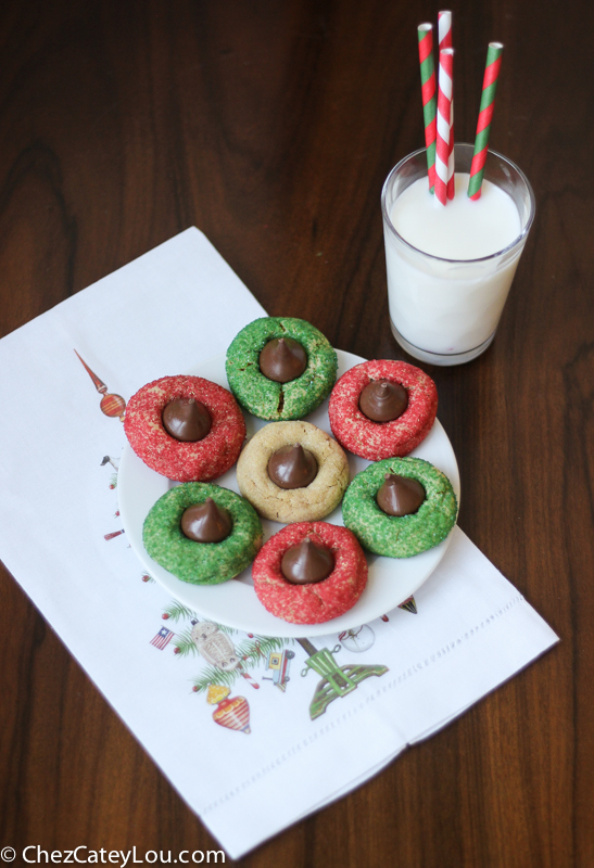 Peanut Butter Blossoms Christmas Cookies | ChezCateyLou.com