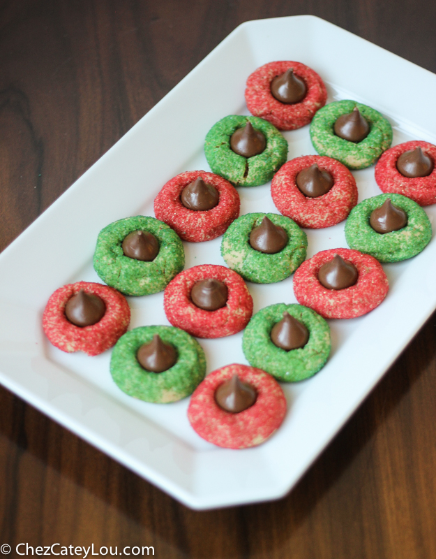 Peanut Butter Blossoms Christmas Cookies | ChezCateyLou.com