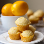 Meyer Lemon Mini Muffins | ChezCateyLou.com