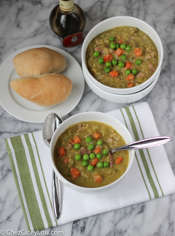 Split Pea Soup with Ham | ChezCateyLou.com