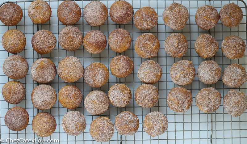 Pumpkin Donut Holes | ChezCateyLou.com