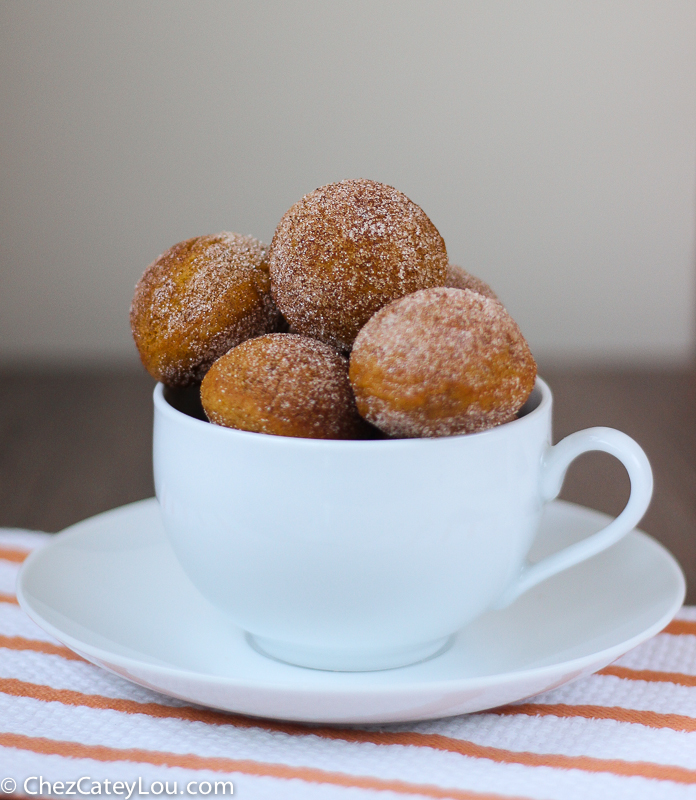 Pumpkin Donut Holes | ChezCateyLou.com