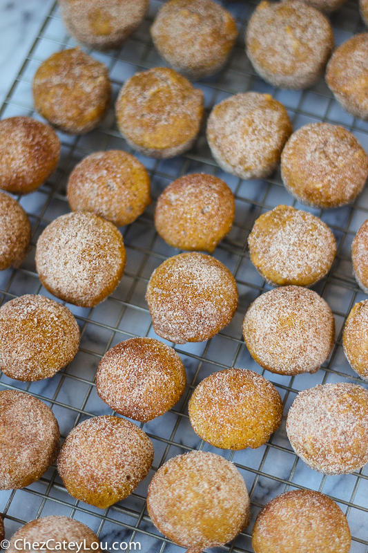 Pumpkin Donut Holes | ChezCateyLou.com