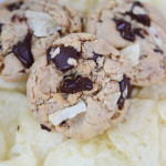 Almond Butter Chocolate Chunk Potato Chip Cookies | ChezCateyLou.com