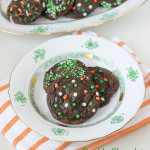 Double Chocolate Guinness Cookies - perfect for St. Patrick's Day! | ChezCateyLou.com